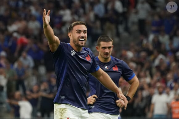 Melvyn Jaminet (France) - Coupe du Monde de Rugby France 2023 du match de Poule A entre la France et la Namibie (96-0) au stade Velodrome à Marseille le 21 septembre 2023. 