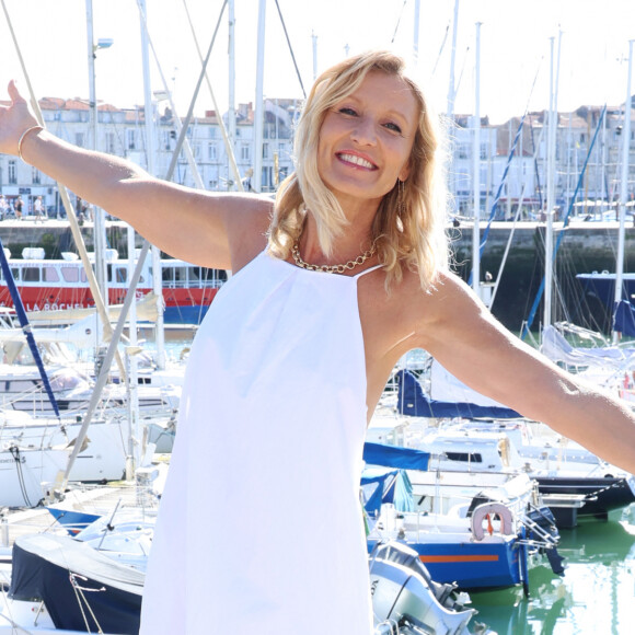 L'actrice Alexandra Lamy est la tête d'affiche du dernier film d'Edouard Bergeon, La Promesse verte"
Alexandra Lamy lors du photocall de la série "Killer Coaster" lors de la 25ème édition du Festival de la fiction de la Rochelle