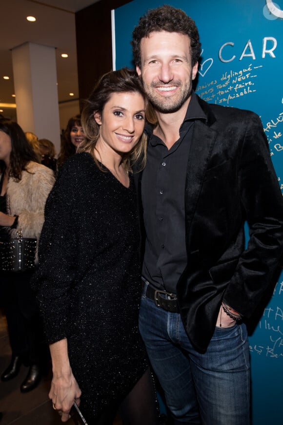 Exclusif - Caroline Ithurbide et son mari Boris Ehrgott - Soirée de la Nuit de la Beauté à l'institut Carlota avec O.P.I et System Professional à Paris le 1er février 2018. © Cyril Moreau/Bestimage