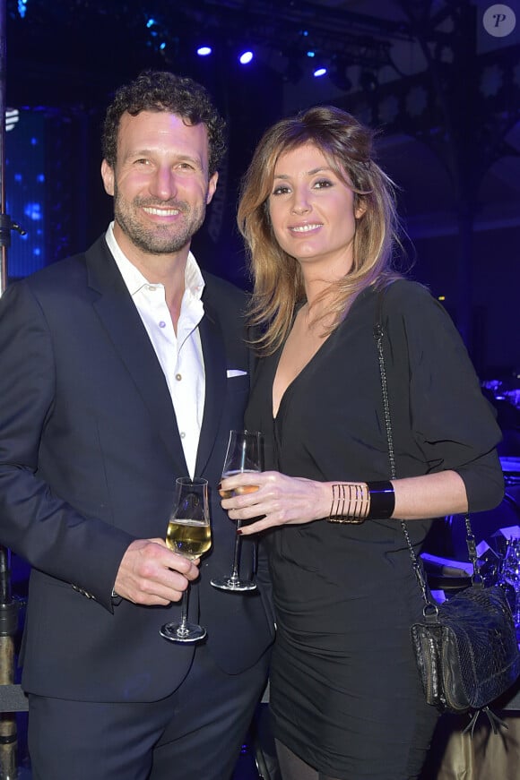 Semi-Exclusif - Caroline Ithurbide et son compagnon Boris Ehrgott - Dîner de gala du 97ème Grand Prix d'Amérique à l'Elysée Montmartre à Paris. Le 27 janvier 2018 © Giancarlo Gorassini / Bestimage