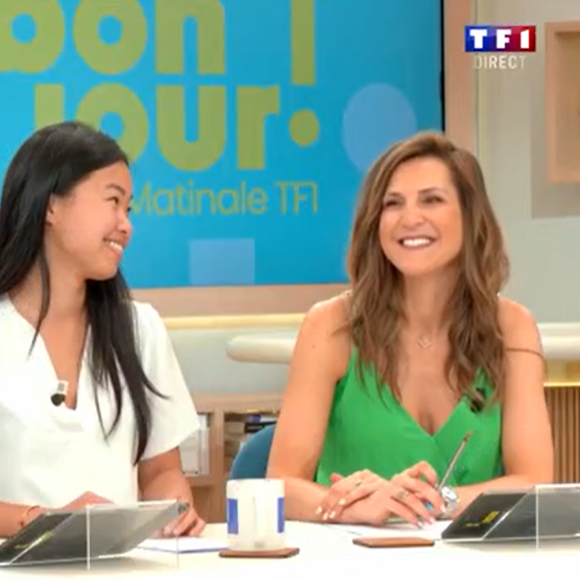 Il explique : "Tout va presque bien, nous sommes victimes d'une gigantesque panne informatique à TF1, il n'est pas possible de pouvoir envoyer tous les reportages que nous avions prévus, toutes les images, y compris les cartes météo de Daniella"
Grosse panne dans "Bonjour !", vendredi 19 juillet 2024 sur TF1.
