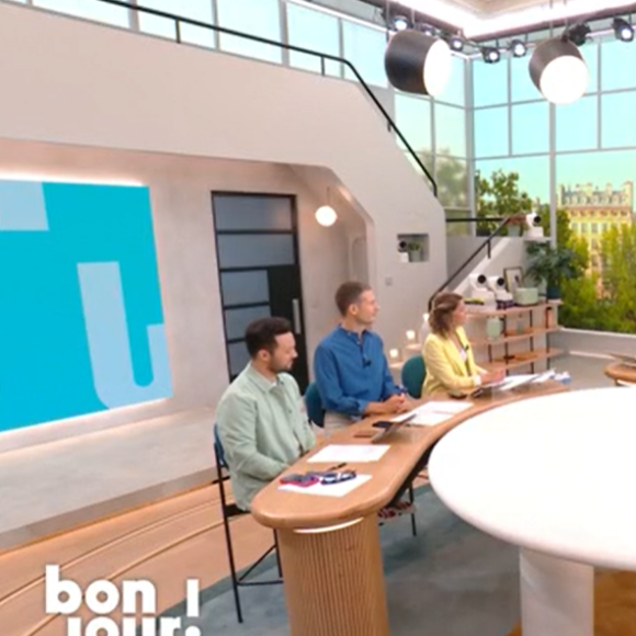 Grosse panne dans "Bonjour !", vendredi 19 juillet 2024 sur TF1.