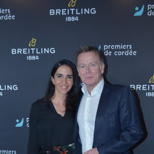 Semi-exclusif - Franck Dubosc et sa femme Danièle - Dîner de charité Breitling à la Samaritaine pour l'association "Premiers de Cordée" à Paris le 4 avril 2024. © Rachid Bellak/Bestimage