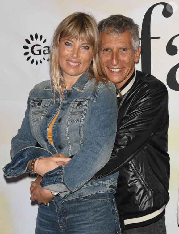 Nagui et sa femme Mélanie Page - Avant-première du film "Les fantasmes" au cinéma Pathé Wepler à Paris. Le 24 juin 2021 © Coadic Guirec / Bestimage