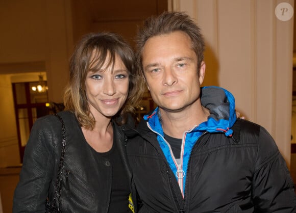 "Je n'aurais peut-être pas pu incarner Noémie avant. Devenir maman m'a apporté de la confiance en moi." 
Exclusif - Laura Smet et David Hallyday au Theatre de Paris pour les 70 ans de Johnny Hallyday. Le 15 juin 2013