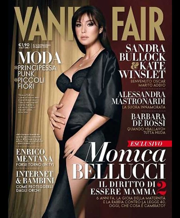Monica Bellucci en couverture du magasine Vanity Fair (édition Italie) avril 2010