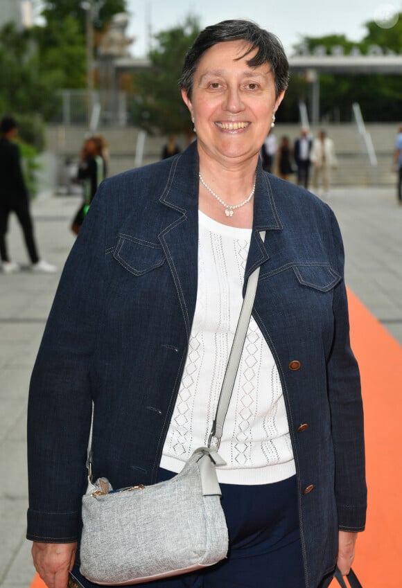 Danielle Moreau - 2ème édition du gala "Coeur Central" au profit de Terre d'Impact fonds de dotation de la FFT et de l'association "Fête le Mur "sur le Court Central Philippe Chatrier à Roland Garros, Paris le 28 juin 2023. © Veeren/Bestimage