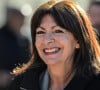 Anne Hidalgo, maire de Paris - Inauguration de l'extension de la ligne RER E à Paris, le 3 mai 2024. © Firas Abdullah / Pool / Bestimage