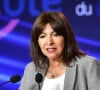 La Maire de Paris Anne Hidalgo à l'inauguration de l'extension du RER E, à la Défense , le 3 mai 2024. © Firas Abdullah/Pool/Bestimage