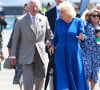 Le duo a pu visiter l'île de Jersey avant de poursuivre sur l'île de Guernesey tout en célébrant les liens historiques qui unissent ces territoires au clan Windsor.
Le roi Charles III d'Angleterre et la reine Camilla (Camilla Parker Bowles, reine consort d'Angleterre) visitent Guernesey le mardi 16 juillet 2024. Ian Vogler/MirrorPix/Bestimage