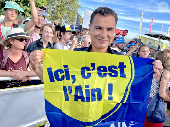 Laurent Luyat - Laurent Luyat a reçu de nombreux invités sur le plateau de Vélo Club lors de la 18ème étape du Tour de France 2023 à Bourg-en-Bresse le 20 juillet 2023. © Fabien Faure/Bestimage