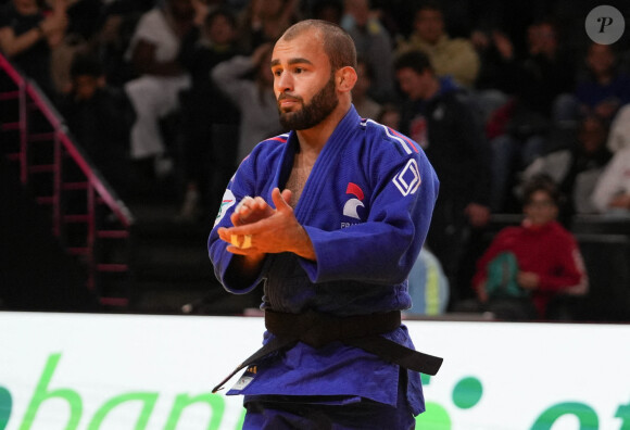 Luka Mkheidze de France 1/4 FINALE - 60 kg Hommes lors du Paris Grand Slam 2024, IJF Judo event le 2 février 2024 à l'Accor Arena à Paris - Laurent Lairys / ABACAPRESS.COM