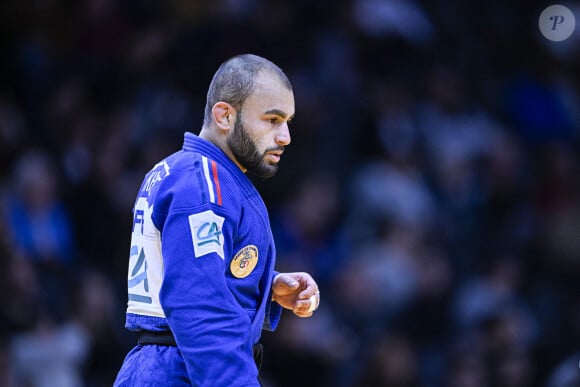 Aujourd'hui naturalisé par Edouard Philippe depuis 2018, le judoka peut revenir sur ses terres natales.
Luka Mkheidze lors de l'événement Paris Grand Slam 2024 IJF World Judo Tour à l'Accor Arena à Paris, le 2 février 2024. Victor Joly/ABACAPRESS.COM