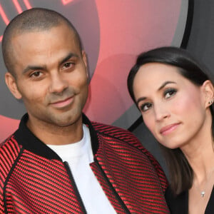 Tony Parker et son ex- emme Axelle Francine à la première de la série Netflix "Stranger Things - Saison 3" au cinéma Le Grand Rex à Paris, le 4 juillet 2019. © Guirec Coadic/Bestimage 