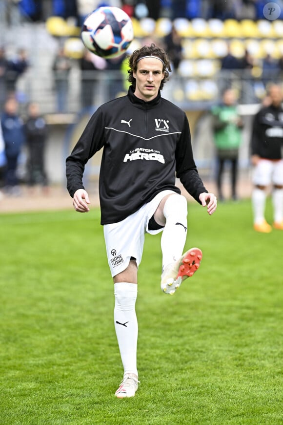 Paul de Saint Sernin lors du match caritative au bénéfice de l'Unicef opposant la Team Saône-et-Loire à la Team Unicef au stade Jean-Laville de Gueugnon, France, le 1er avril 2024. © Pierre Perusseau/Bestimage