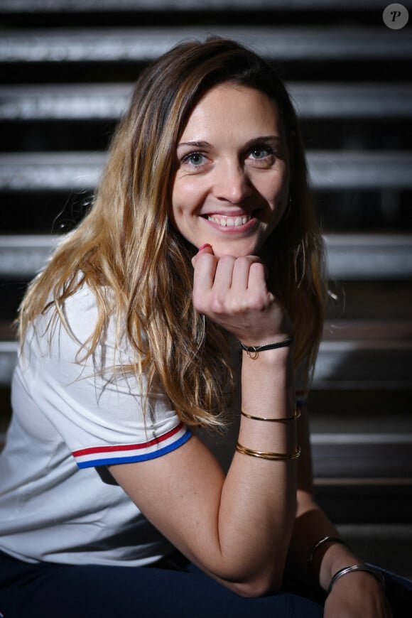 Manon Apithy-Brunet pendant le media day à Paris, France. ( Photo federico pestellini / panoramic ) -