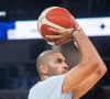 Le joueur évolue en NBA depuis 2008
Nicolas Batum (France) - Match de préparation aux JO "France - Australie (82-83)" à Orléans, le 21 juillet 2024. 