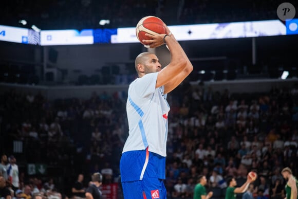 Le joueur évolue en NBA depuis 2008
Nicolas Batum (France) - Match de préparation aux JO "France - Australie (82-83)" à Orléans, le 21 juillet 2024. 