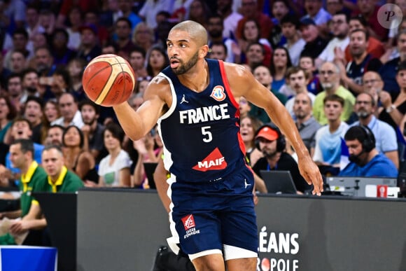 Cet évènement l'a tellement traumatisé qu'il pensait connaître le même sort que son père avant que son propre fils ne soit âgé de 3 ans
Nicolas Batum ( 5 - France ) - - Match amical de Basket entre la France et la Lituanie (90 - 72 ) à Orléans le 9 août 2023. © Federico Pestellini / Panoramic / Bestimage