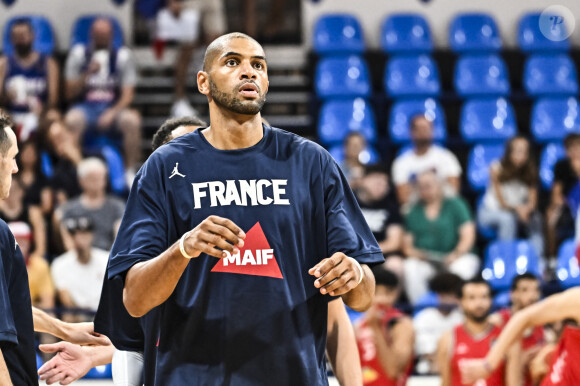 Nicolas Batum (fr) - Basketball Match amical de préparation "France - Tunisie" à Pau, le 31 juillet 2023. 