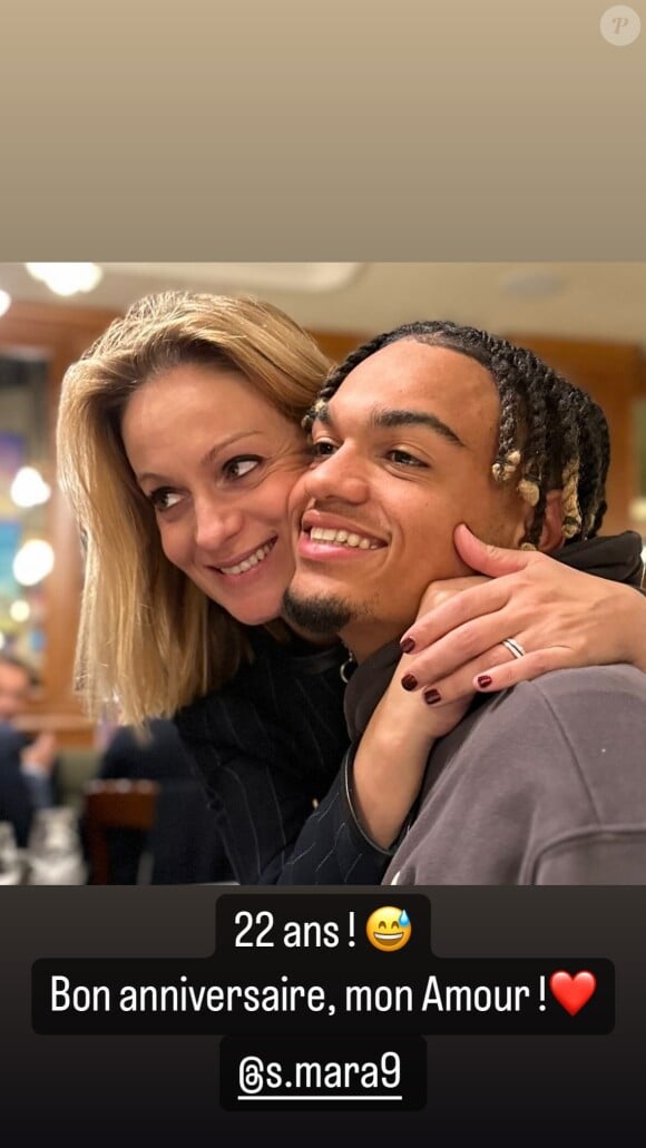 Audrey Crespo-Mara et son fils Sékou, Instagram.