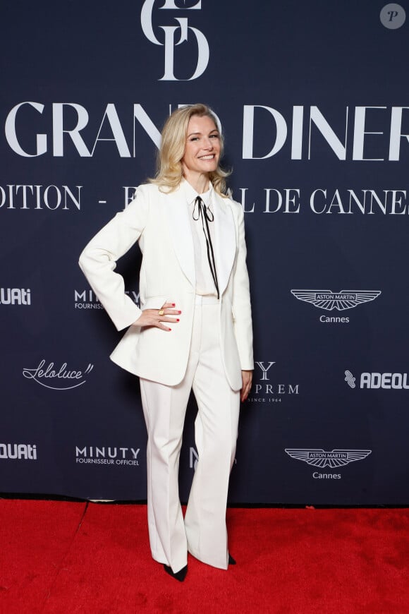 Louise Ekland - Photocall de la soirée de gala "le Grand Dîner" au Palais Bulles à Théoule-sur-mer lors du 77ème Festival International du Film de Cannes le 18 mai 2024. © Christophe Clovis / Bestimage 