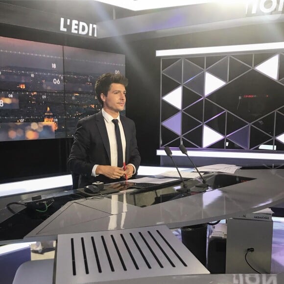 Eliot Deval à la présentation de "L'heure des pros" sur CNews