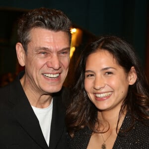 Les deux ne sont restés mariés que moins de deux ans, et ont très vite divorcé.
Marc Lavoine et sa compagne Line Papin lors de la Générale de Presse du Spectacle de Marc Lavoine et Fabrice Aboulker à Paris, le 4 février 2020. Jérôme Domine/ABACAPRESS.COM