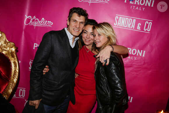 Marc Lavoine, Sarah Lavoine et Sandra Zeitoun lors de la soirée Good Bye Valentine qui s'est tenue au Chapelier, à Paris, le 14 février 2014. Jérôme Domine/ABACAPRESS.COM