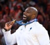 Un grand moment de sport !
Teddy Riner champion olympique à l'Arena-Champ-de-Mars lors des Jeux olympiques de Paris le 2 août 2024.. © Federico Pestellini / DPPI / Panoramic / Bestimage