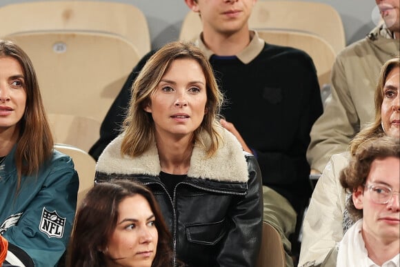 Isabelle Ithurburu dans les tribunes des Internationaux de France 2024 à Roland Garros le 31 mai 2024. Nasser Berzane/ABACAPRESS.COM