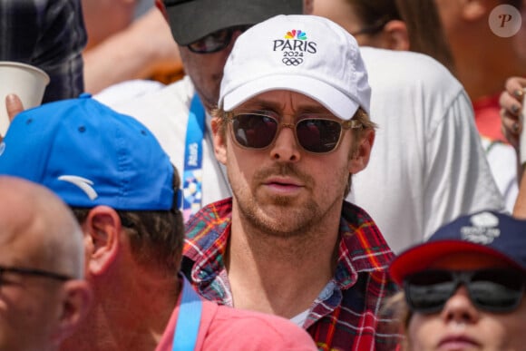 Ryan Gosling pendant les Jeux Olympiques de Paris 2024 - Jour 9 au Château de Versailles le 4 août 2024 à Versailles, France. Photo par ABACAPRESS.COM