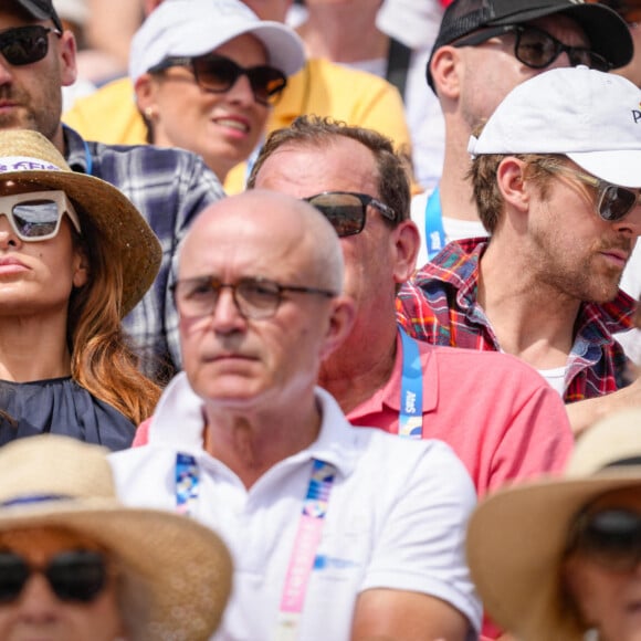 Eva Mendes et Ryan Gosling pendant les Jeux Olympiques de Paris 2024 - Jour 9 au Château de Versailles le 4 août 2024 à Versailles, France.