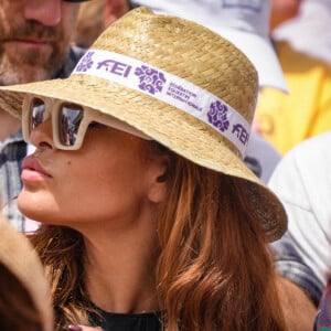 Eva Mendes lors des Jeux Olympiques de Paris 2024 - Jour 9 au Château de Versailles le 4 août 2024 à Versailles, France. Photo par ABACAPRESS.COM