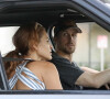 A rappeler que les apparitions publiques des tourtereaux sont assez rares. Le tandem reste très secret quant à sa vie privée.
Exclusif - Ryan Gosling et sa compagne Eva Mendes ont été aperçus avec leurs filles Esmeralda et Amada en balade en voiture à Los Angeles, le 25 août 2020 