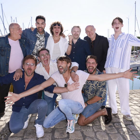 Michel Cordes, Marwan Berreni, , Tim Rousseau, Thibaud Vaneck, Pierre Martot, Florian Lesieur, Stéphane Hénon, Jérôme Bertin, Laurent Kérusoré, Marwan Berreni PLUS BELLE LA VIE Le festival de fiction TV de La Rochelle samedi 17 septembre 2022. © Christophe Aubert via Bestimage