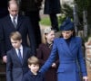 et les parents de George, Charlotte et Louis sont très protecteurs à l'égard de leurs enfants. 
Le prince William, prince de Galles, et Catherine (Kate) Middleton, princesse de Galles, avec leurs enfants le prince George de Galles, la princesse Charlotte de Galles et le prince Louis de Galles