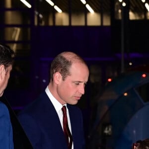 Le prince William, prince de Galles, et Catherine (Kate) Middleton, princesse de Galles, avec leurs enfants le prince George de Galles, la princesse Charlotte de Galles et le prince Louis de Galles arrivent au traditionnel concert de Noël "Together At Christmas" à l'abbaye de Westminster à Londres, Royaume Uni, le 8 décembre 2023.