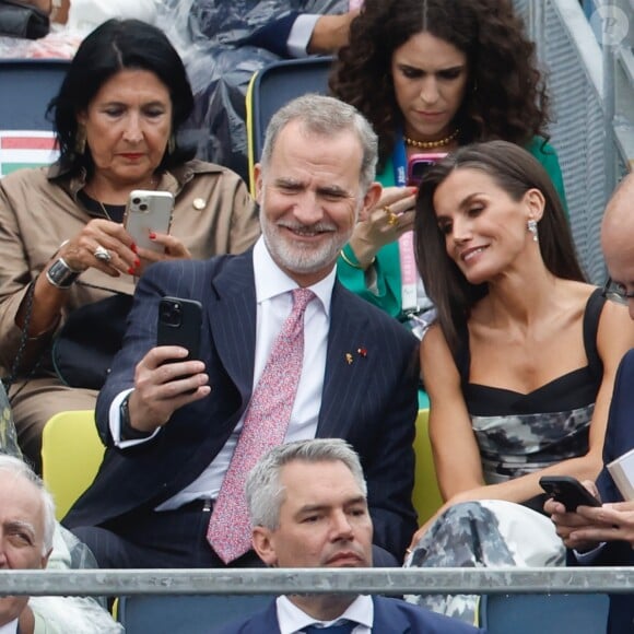 Felipe et Letizia sont aussi venus d'Espagne pour encourager leur équipe...La famille royale espagnole aux JO de Paris@Instagram casarealdeespana