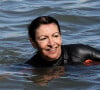 JO 2024: La maire de Paris, Anne Hidalgo s'est baignée dans la Seine à Paris le 17 juillet 2024. © Stéphane Lemouton/Bestimage 