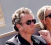 Anne-Sophie Lapix et son mari Arthur Sadoun - Célébrités dans les tribunes des Internationaux de France de tennis de Roland Garros 2024 à Paris le 7 juin 2024. © Jacovides-Moreau/Bestimage 