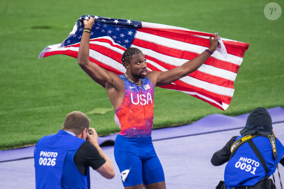 Noah Lyles lors des Jeux Olympiques de Paris 2024. © Baptiste Autissier / Panoramic / Bestimage