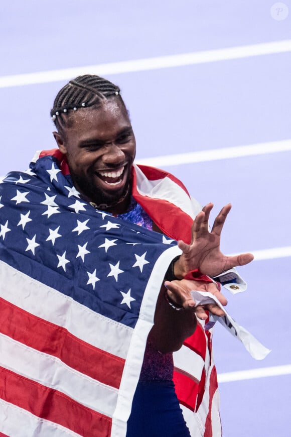 Favori, Noah Lyles n'a pas semblé en très grande forme
 
Noah Lyles lors des Jeux Olympiques de Paris 2024.  © Baptiste Autissier / Panoramic / Bestimage