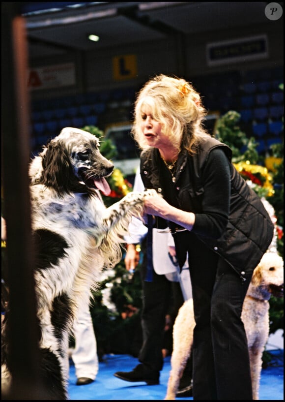 Brigitte Bardot au Noël des animaux SPA 2004 à Levallois Perret.