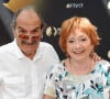 Dix-huit mois après la mort de Marion Game, Gérard Hernandez continue d'honorer sa mémoire.
Gérard Hernandez et Marion Game au photocall de Scènes de ménages lors du 57e festival de Monte Carlo, à Monaco. JLPPA/ABACAPRESS.COM