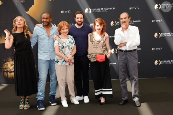 Amélie Etasse, Loup-Denis Elion, Marion Game, David Mora, Anne-Elisabeth Blateau et Gerard Hernandez lors du 57e Festival TV de Monte-Carlo, le 17 juin 2017. JLPPA/ABACAPRESS.COM