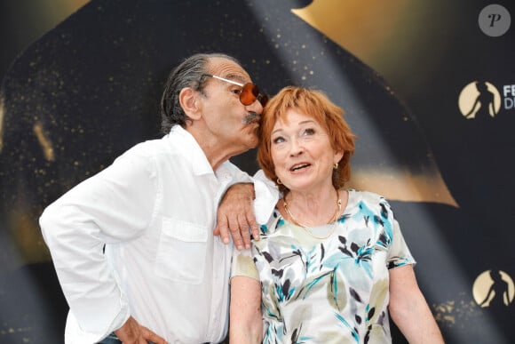 Gérard Hernandez et Marion Game au photocall de la série Scènes de ménages lors du 57e Festival TV de Monte Carlo, le 17 juin 2017. JLPPA/ABACAPRESS.COM