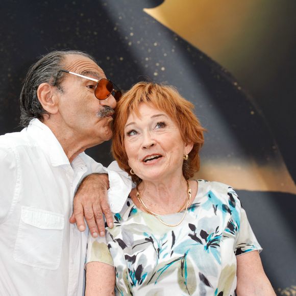 Gérard Hernandez et Marion Game au photocall de la série Scènes de ménages lors du 57e Festival TV de Monte Carlo, le 17 juin 2017. JLPPA/ABACAPRESS.COM