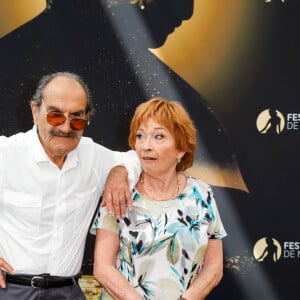 Gérard Hernandez et Marion Game lors du 57e Festival TV de Monte Carlo, à Monaco le 17 juin 2017. JLPPA/ABACAPRESS.COM