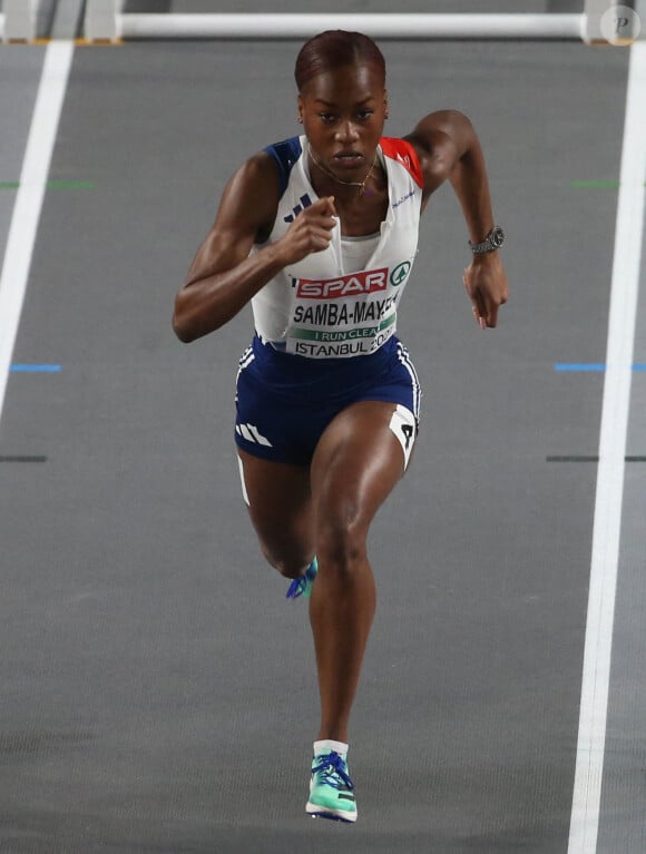 Championnats d'Europe d'athlétisme en salle 2023 à Istanbul, Turquie - Cyréna Samba-Mayela - Photo Laurent Lairys / Panoramic / Bestimage